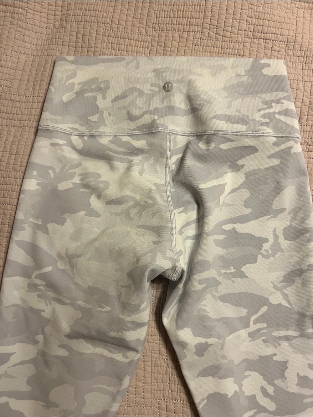 lululemon athletica Light Gray Camo High-Rise 7/8 Leggings